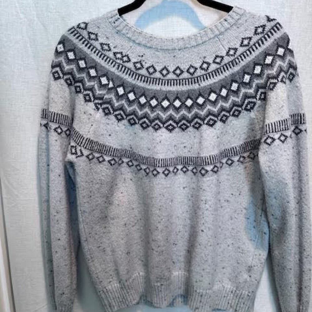 Weatherproof brand vintage style ski sweater Size large